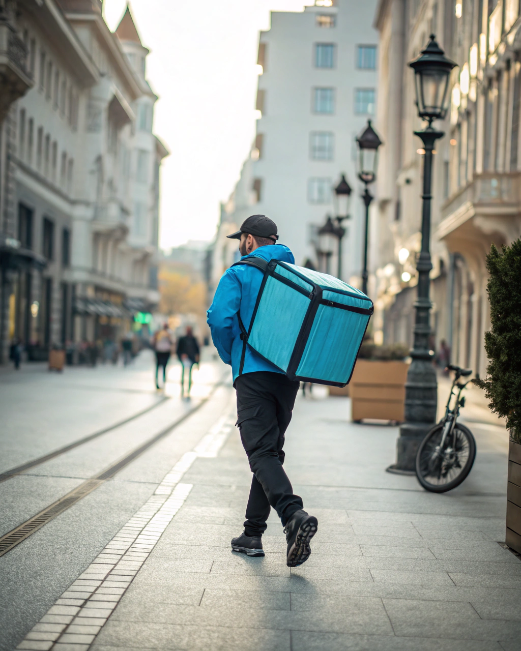 Желаете доставлять пешком