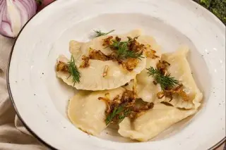 Вареники с капустой