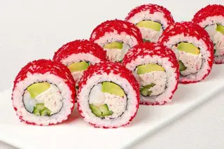 Калифорния с тигровой креветкой