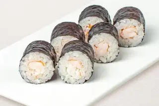Ролл с креветкой мини