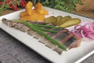 Селедка с картофелем