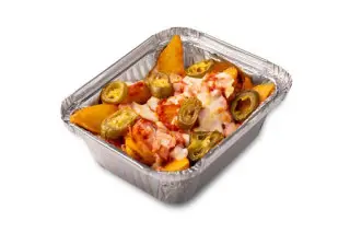 Картофель с беконом и халапеньо