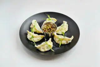 Гёдзе с креветкой