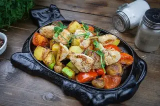 Жаркое с курицей 