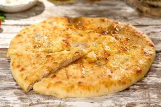 Пирог Курица и грибы