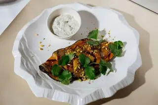 Баклажаны жареные с кунжутом