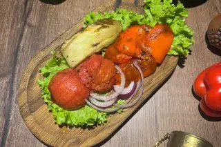 Овощи на мангале 