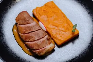 Утиная грудка и батат
