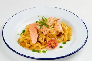 Тальятелле с морепродуктами