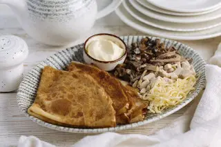 Блинчик Мясной жюльен