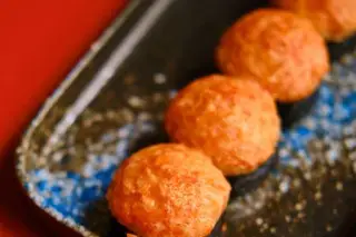 Запечённый Хаку с креветкой