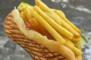 Гирос с картошкой