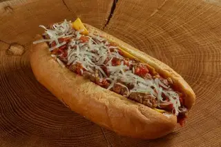 Хот-дог Болоньезе