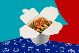 Вок с курицей
