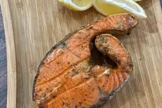 Шашлык из лосося. 