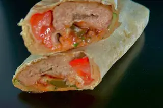 Люля кебаб в лаваше или в пите Фирменный куриный BBQ 