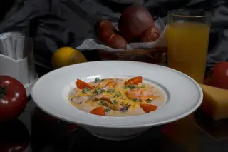 Фрикасе с морепродуктами