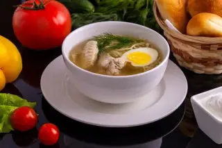 Суп-лапша с курицей