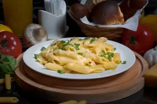 Макароны с сыром