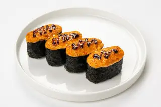 Запеченные суши с креветкой (4 шт.)