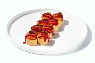 Тортилья с курицей и халапенью