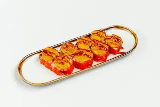 Запеченный ролл с крабом