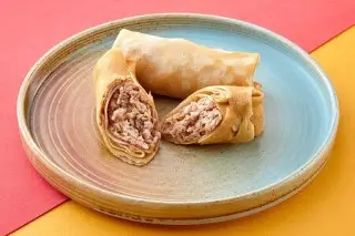 Блинчики с ветчиной и сыром