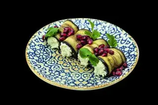 Рулетики их баклажанов с сыром