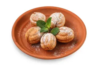 Орешки со сгущёнкой и грецким орехом