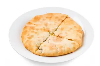 Пирог с картофелем и грибами
