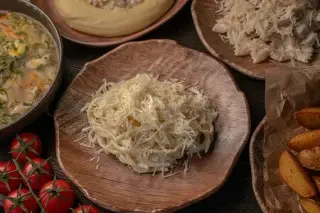Спагетти с сыром
