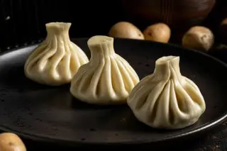 Хинкали с картофелем
