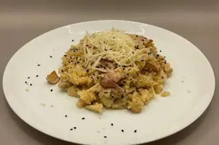 Wok Карбонара с рисом