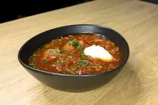 Борщ с говядиной