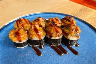 Запеченный ролл Красный карри