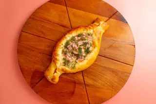 Хачапури с ветчиной