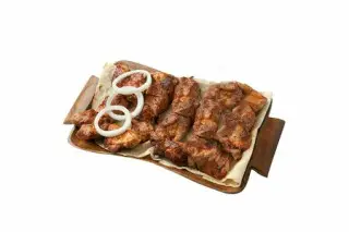 Шашлык из cвинoго антрекота