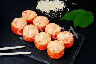 Спайси ролл с гребешком
