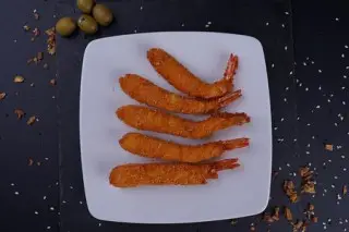 Креветки во фритюре
