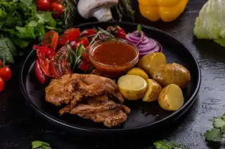Комбо с куриным бедром 