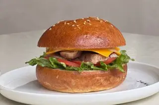 Бейгл с курицей 