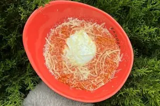 Томатная овсяная каша