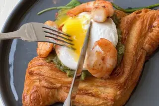 Даниш с креветками