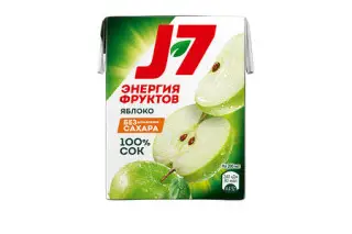 Сок J7 Яблочный 0,2 л