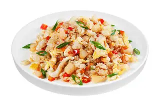 Тяхан с морепродуктами