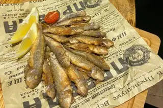 Барабулька черноморская жареная 