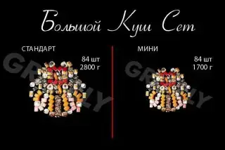 Большой Куш стандарт 84 шт (2800г)