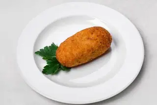 Котлета по-киевски с грибами