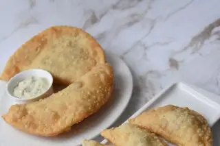 Чебуреки с курицей