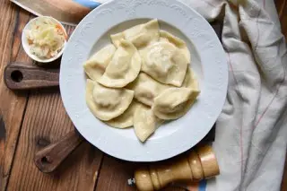 Вареники с картофелем и грибами